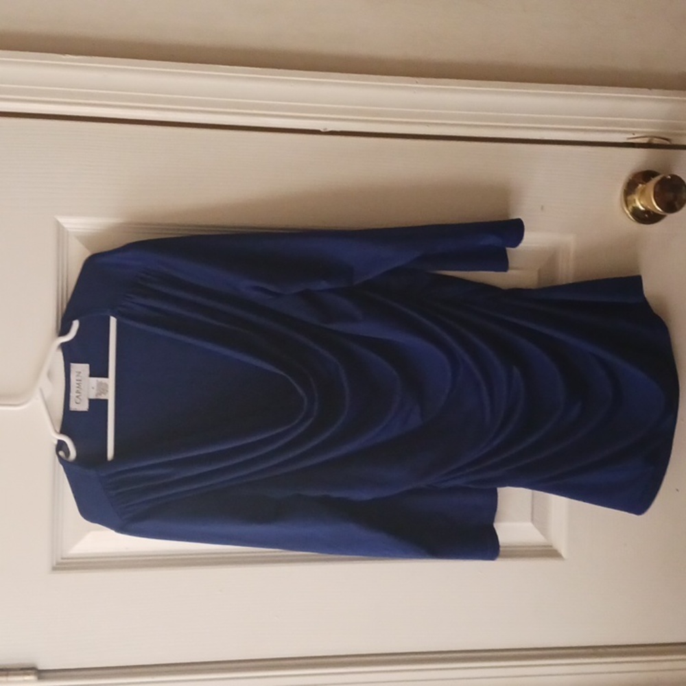 Carmen size small blue blouse.